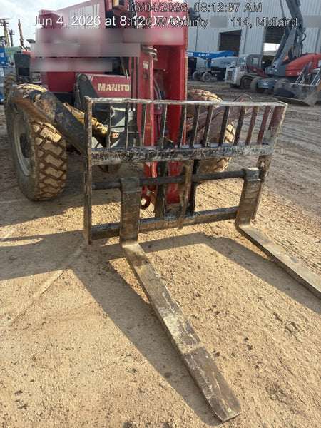 2018 Manitou 12042 Manitou MTA 12042 w/Open ROPS, Work Lights/Strobe, Aux Hyd, Solid Tires, Lift Hook, 66" Carriage, 72" Forks, Outriggers