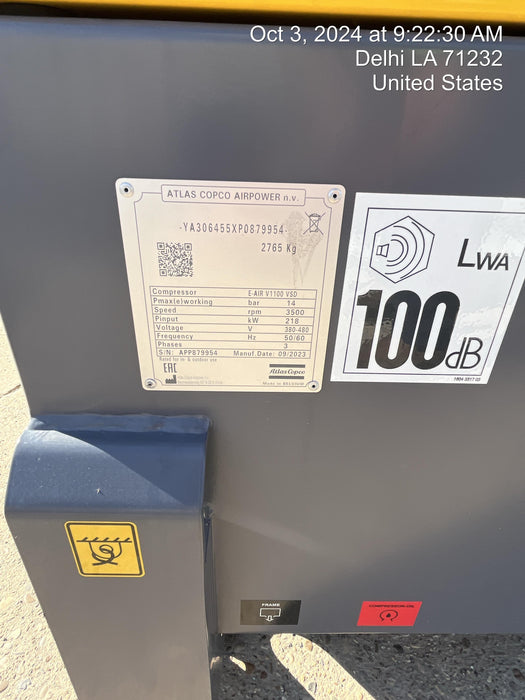 2024 ATLAS COPCO E-AIR V1100