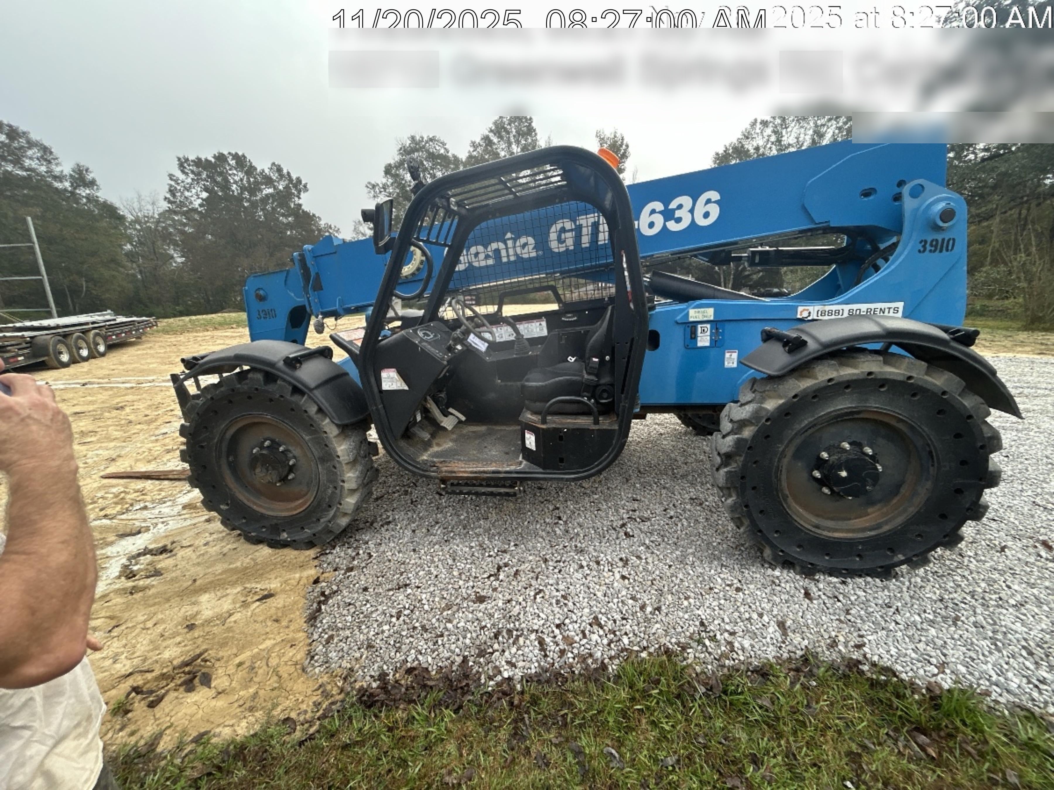 2017 Genie GTH-636 Genie GTH636, Foam Filled Tires, 48" carriage