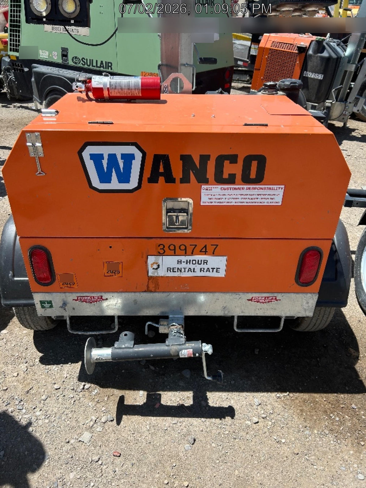 2024 Wanco WLTT-4MM4K Diesel, Deep Sea Controller, Shore Power Plug, Auto Start, (4) 350W LED Floodlights, 4kW Generator, 60 Gal Fuel Tank, 2" Ball, T3
