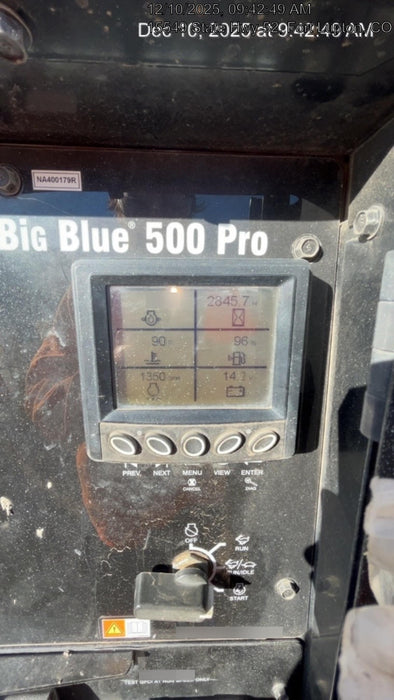 2020 Miller Electric BB500 BIG BLUE 500 PRO (KUBOTA) DELUXE W/ ARCREACH