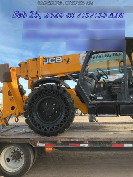 2020 JCB 512-56 Canopy, 74 HP, Solid Tires, STD Worklight, Beacon, Aux Hydraulics, Lifting Eye, Backup Alarm w/72" Carriage, 60" Forks