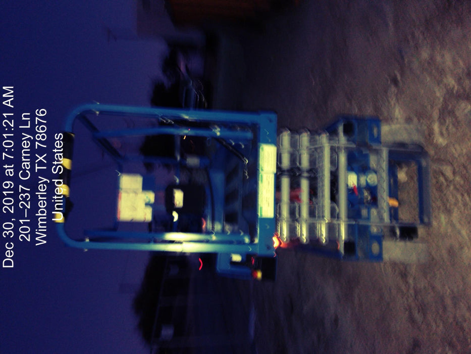 2019 Genie GS-1930 Fixed rails with chain Entry