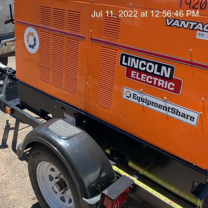 2021 Lincoln Electric Vantage 549X Ready Pak 3, ORANGE (includes trailer, cable rack, fender light kit)