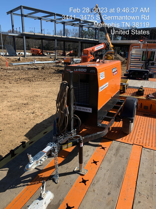 2023 Lincoln Electric LE400 Kubota V1505, Trlr, Cable Rack, Light Kit, ES Decals, T3