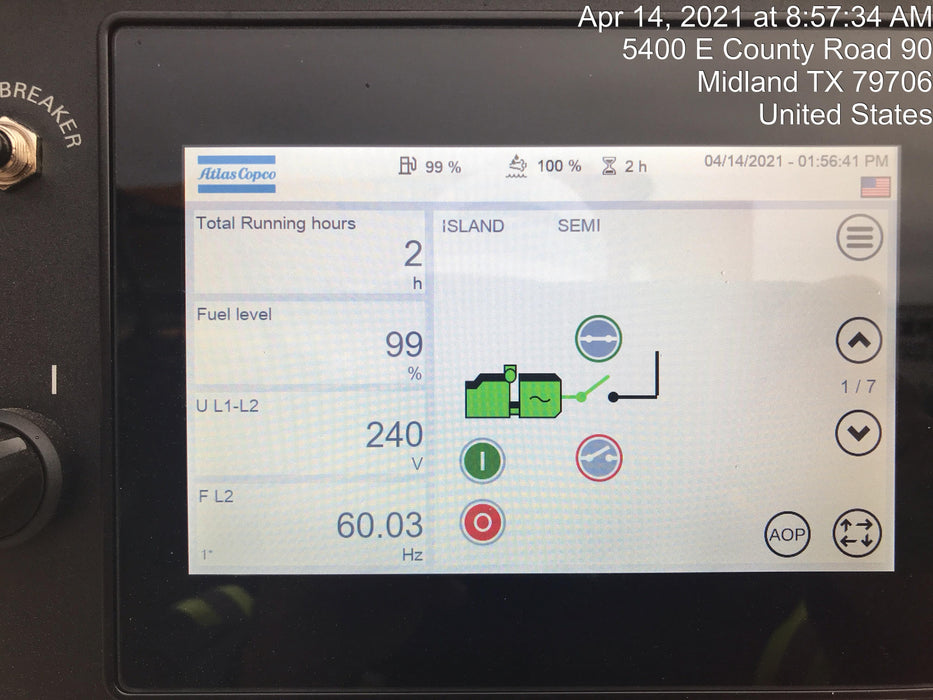 2021 ATLAS COPCO QAS250