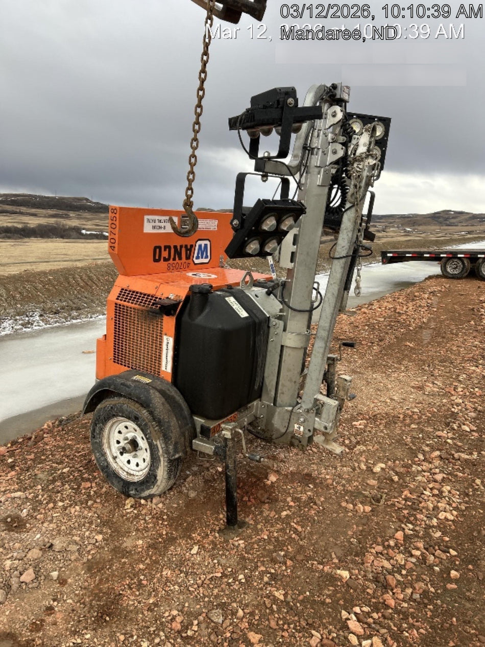 2024 Wanco WLTT-4MM4K Diesel, Deep Sea Controller, Shore Power Plug, Auto Start, (4) 350W LED Floodlights, 4kW Generator, 60 Gal Fuel Tank, 2" Ball, T3