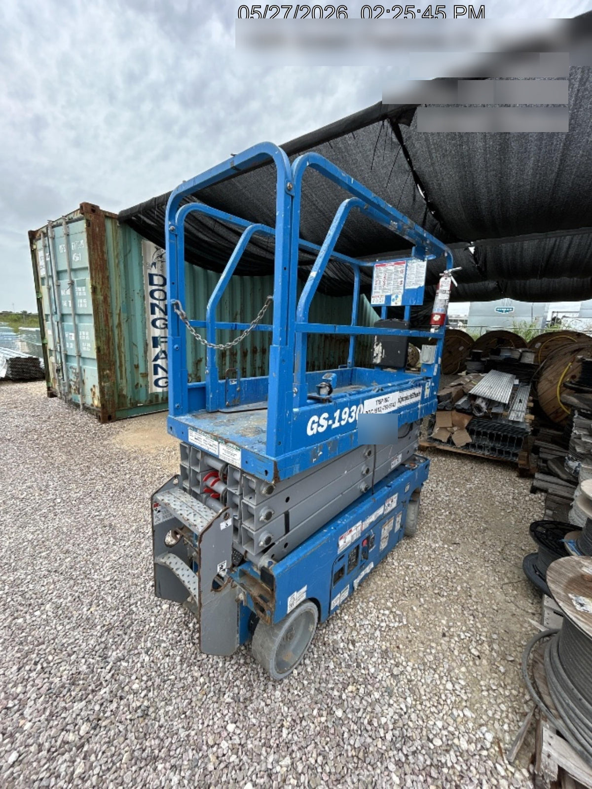2019 Genie GS-1930 Fixed rails with chain Entry