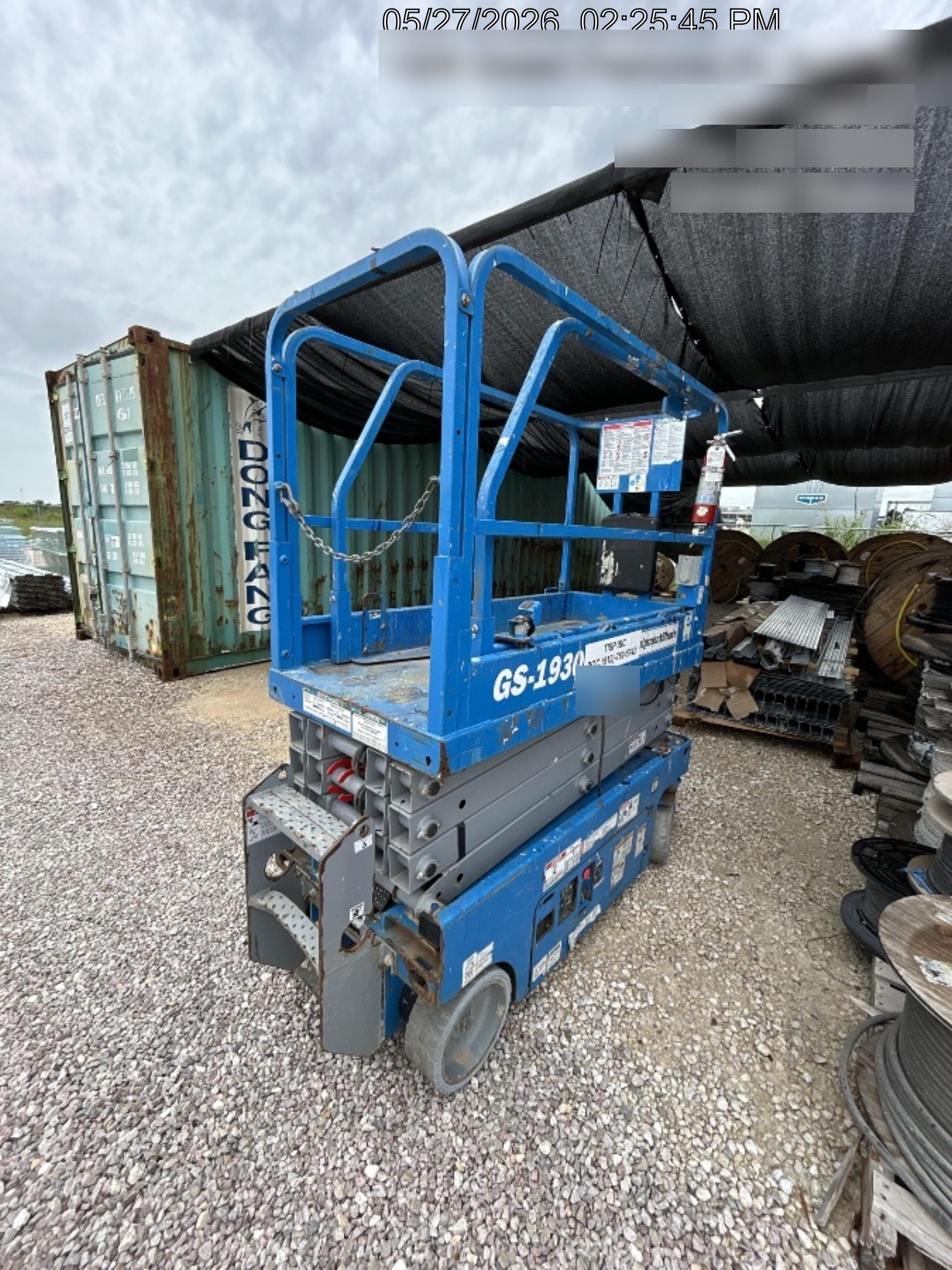 2019 Genie GS-1930 Fixed rails with chain Entry