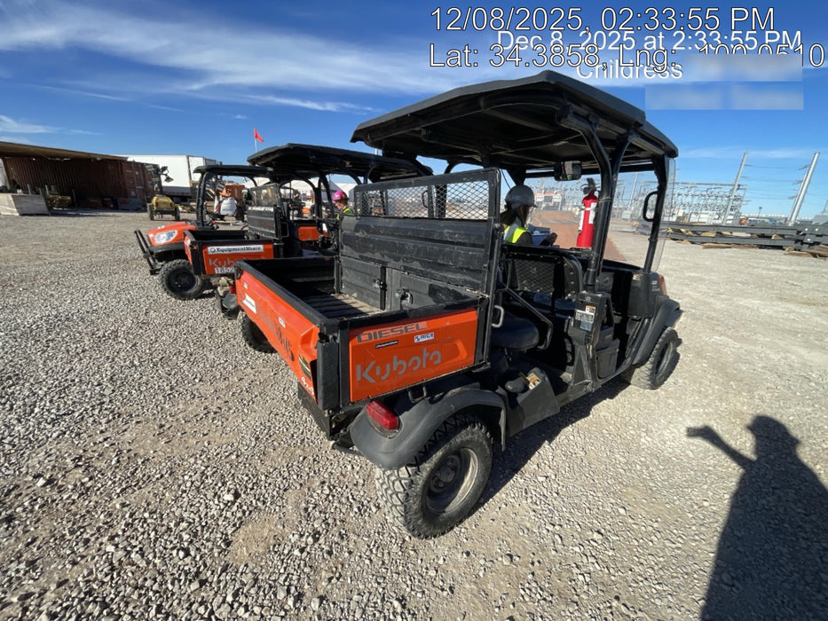 2020 Kubota RTV-X1140W-H 4WD, LED Strobe, Windshield Acrylic Clear, Plastic Canopy, LED Strobe Light, Wire Harness Kit, Backup Alarm