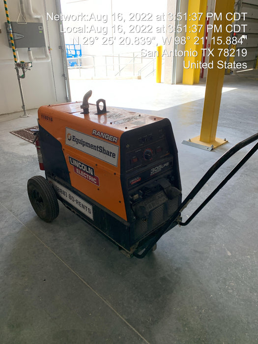 2020 Lincoln Electric Ranger 305 LPG Kohler Engine, One-Pak