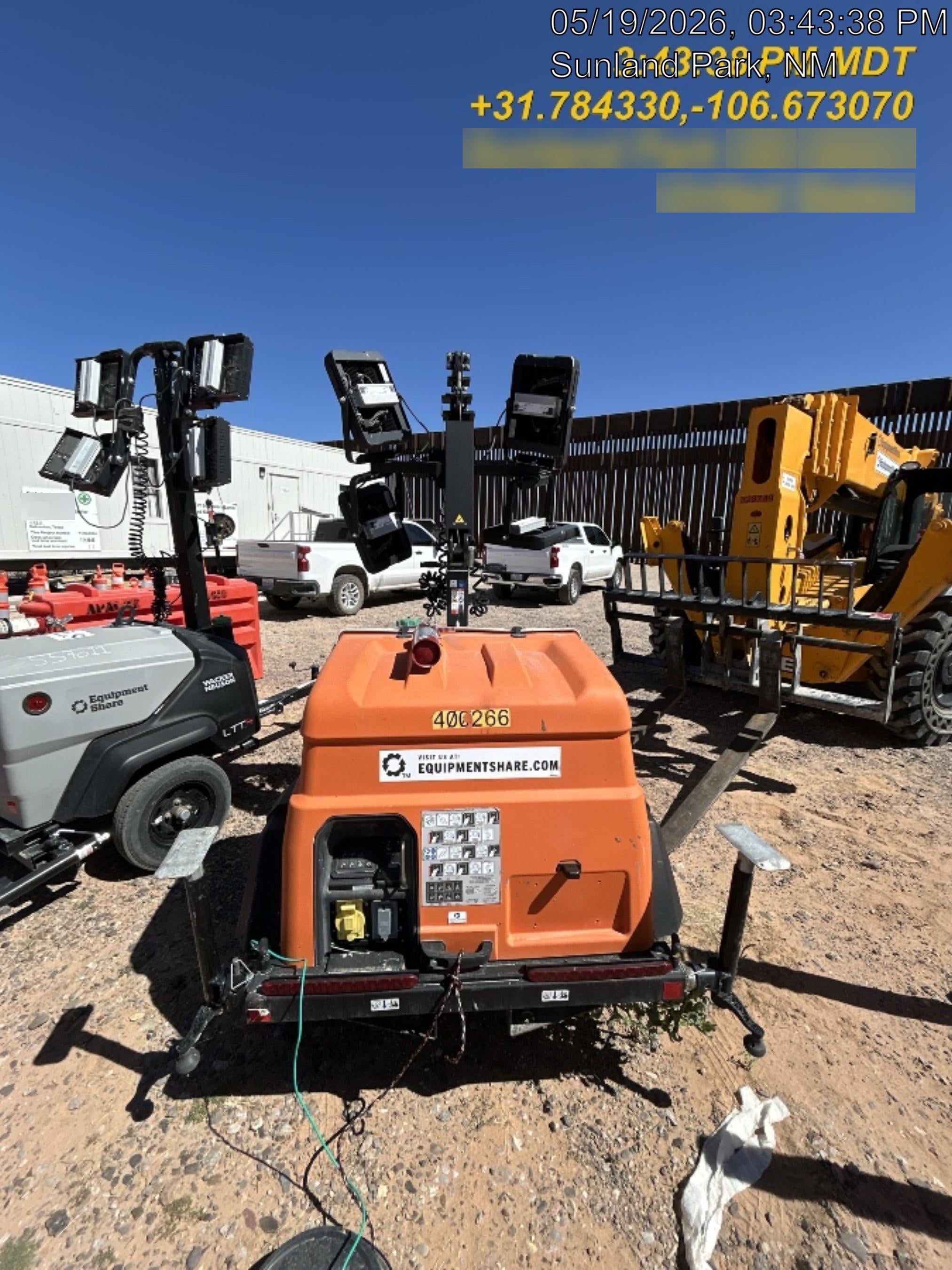 2024 Generac MLT2 Diesel, Flex Switch 120V Input, Powerzone Controller, 
(4) 320W LED Lights, 4kW Generator, 39.9 Gal Fuel Tank, 2" Ball, T3