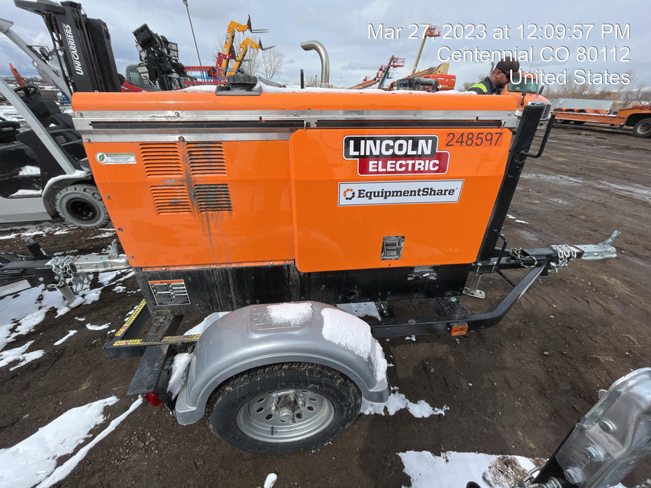 2022 Lincoln Electric LE400 Kubota V1505, Trlr, Cable Rack, Light Kit, ES Decals, T3