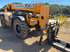 2019 JCB 509-42 Open ROPS, 74 HP, Solid Tires, Worklights, Beacon, Aux Hydraulics, Lifting Eye 66" Carriage/60" Forks