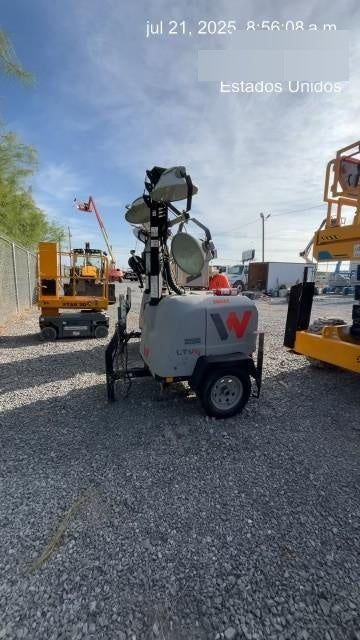 2019 Wacker Neuson LTV6L-MH Mobile Light Tower w/Fuel Level Sensor Installed
