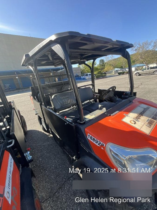 Kubota RTV-X1140W-H Plastic Canopy, Windshield Acrylic Clear, LED Strobe Light, Wire Harness Kit, Back up Alarm