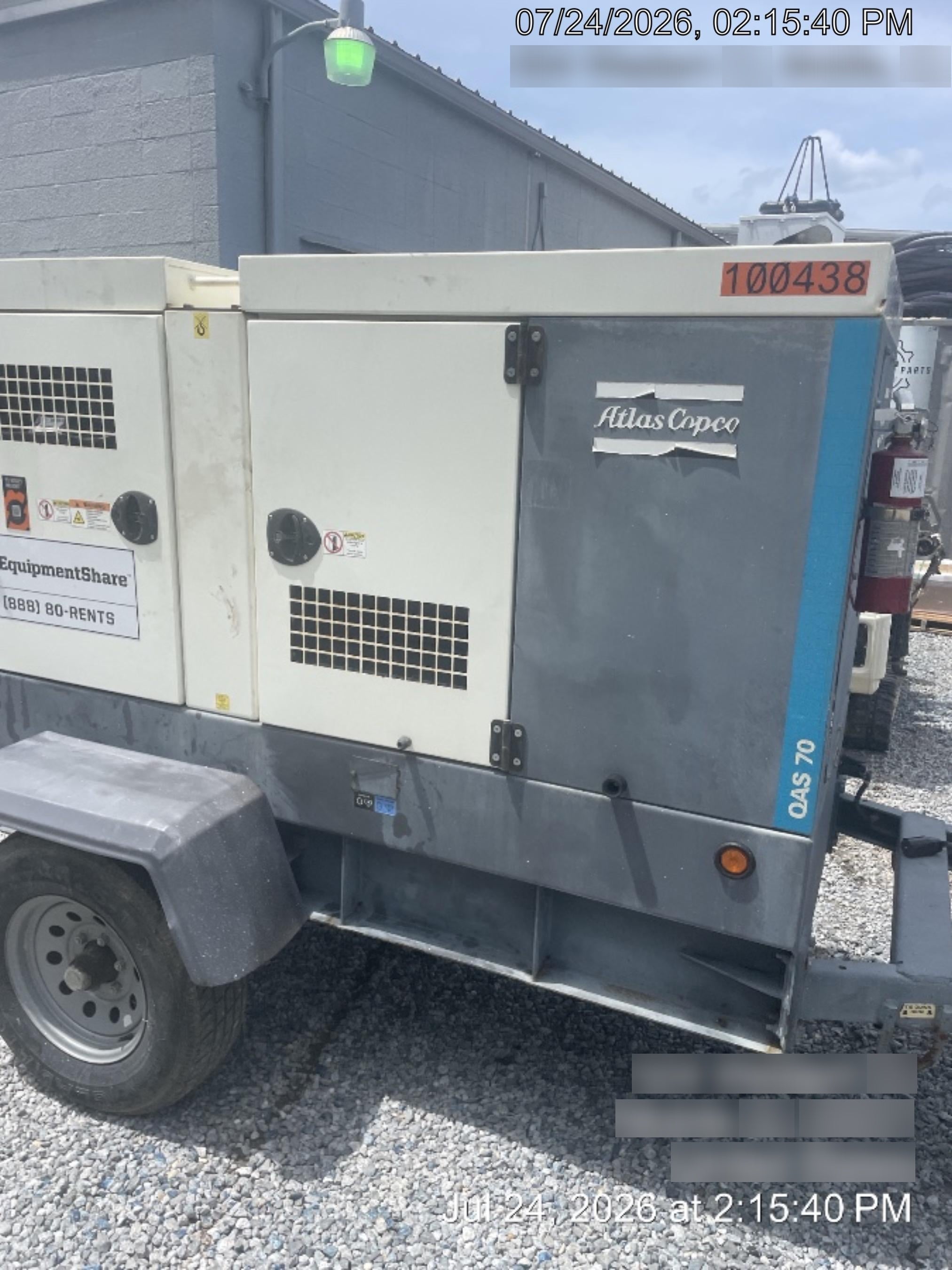 2020 ATLAS COPCO QAS 70