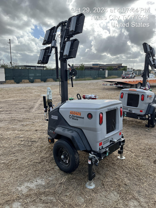 2024 Wacker Neuson LTT4 Diesel, Kohler KDW702, Deep Sea Controller, Auto Start, LED 320W, Bypass Outlet, T3