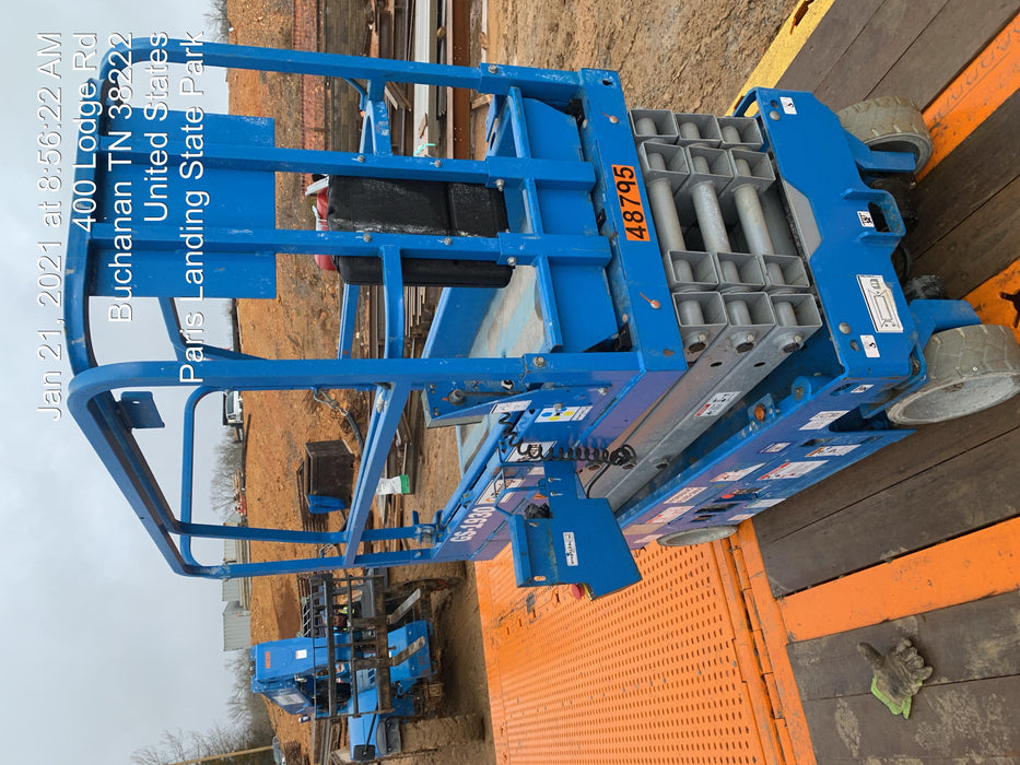 2020 Genie GS-1930 Solid Non Marking Tires, Beacon, Folding rails with half height swing gate
