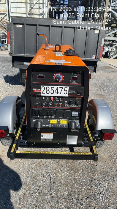 2022 Lincoln Electric LE400 Kubota V1505, Trlr, Cable Rack, Light Kit, ES Decals, T3