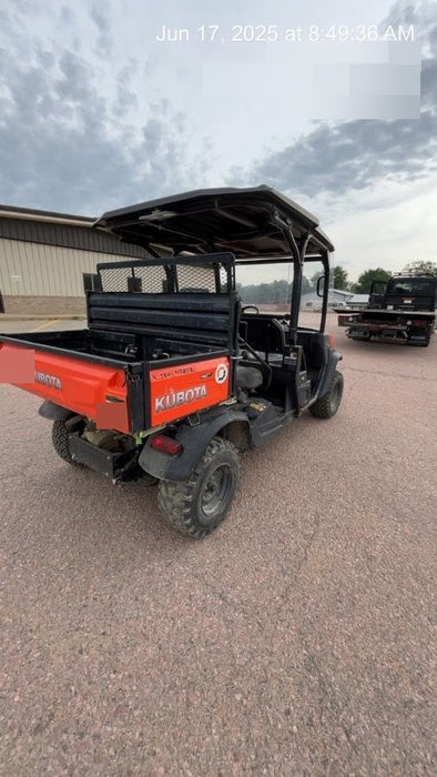 2019 Kubota RTV-X1140 4wd Utility Cart, LED Strobe, Windshield Tempered Glass, Pastic Canopy, Wire Harness Kit, Backup Alarm