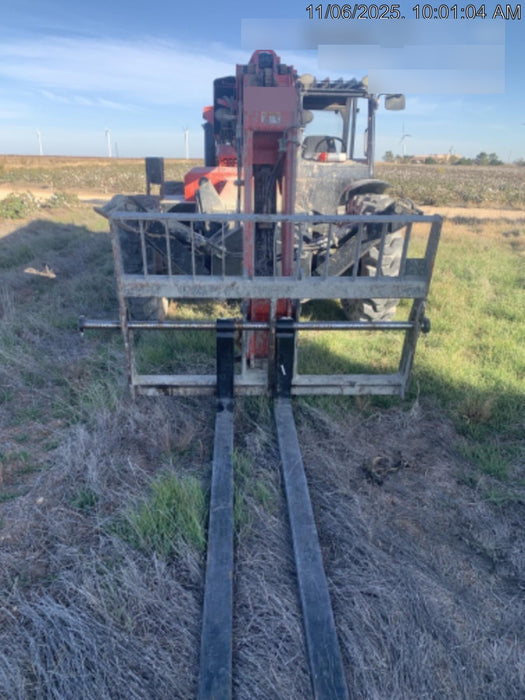 2019 Manitou MTA10055 Canopy, 120 HP, Solid Tires, Work Lights, Lift Hook, Auxiliary Hydraulics 66" Carriage and 60" Forks