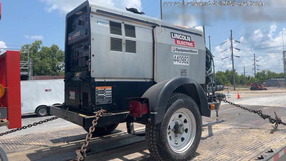 2024 Lincoln Electric LE400 Kubota V1505, Trlr, Cable Rack, Light Kit, ES Decals, T3