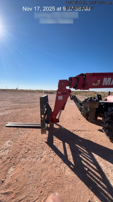 2018 Manitou MTA10055 Manitou MTA 10055 (open ROPS) w/Cab/Heat/AC, Work Lights/Strobe, Aux Hyd, Solid Tires, Lift Hook, 66" Carriage, 60" Forks
