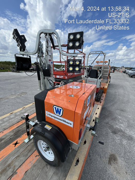 2023 Wanco WLTT-4MM4K Diesel, Deep Sea Controller, Shore Power Plug, Auto Start, (4) 350W LED Floodlights, 4kW Generator, 60 Gal Fuel Tank, 2" Ball, T3