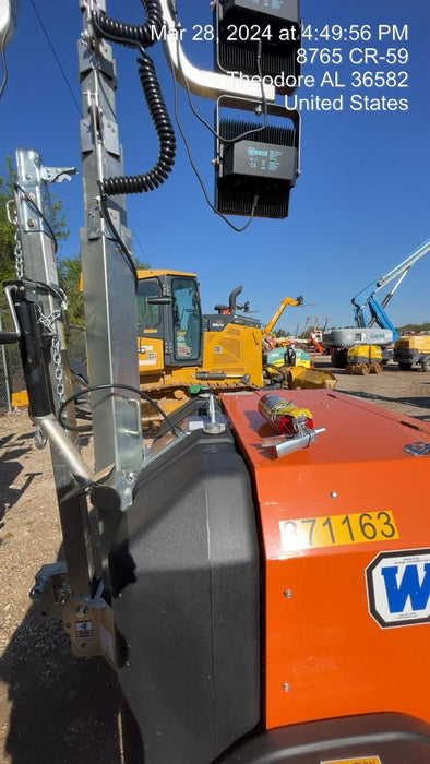 2023 Wanco WLTT-4MM4K Diesel, Deep Sea Controller, Shore Power Plug, Auto Start, (4) 350W LED Floodlights, 4kW Generator, 60 Gal Fuel Tank, 2" Ball, T3