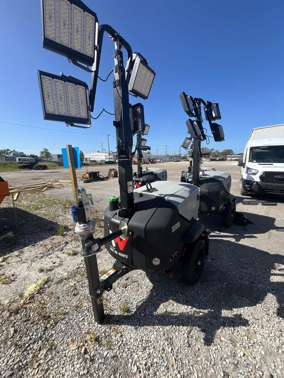 2024 Wacker Neuson LTT4 Diesel, Kohler KDW702, Deep Sea Controller, Auto Start, LED 320W, Bypass Outlet, T3