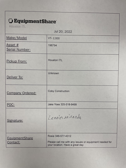 2021 TORCUP VT-2000KIT