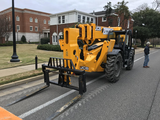 2019 JCB 510-56 Canopy, 74 HP, Solid Tires, STD Worklight, Beacon, Aux Hydraulics, Lifting Eye, Back up Alarm w/66" Carriage/60" Forks