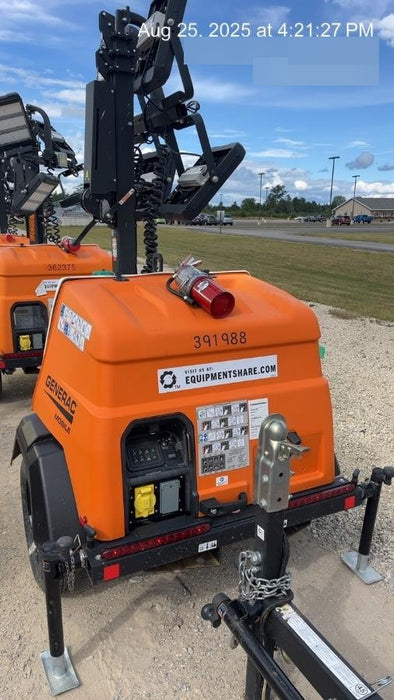 2024 Generac MLT2 Diesel, Flex Switch 120V Input, Powerzone Controller, 
(4) 320W LED Lights, 4kW Generator, 39.9 Gal Fuel Tank, 2" Ball, T3