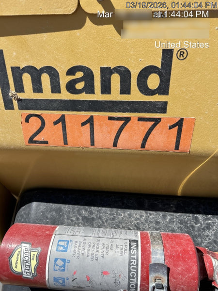 2022 Allmand NLV3GR (4) LED Light Fixture 350W, 23' Vertical Mast, 3kW Prime, Towable, Deep Sea L401, Leveling Jacks, Yanmar T4F 5.8hp