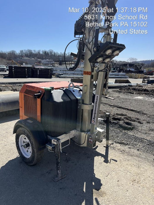 2024 Wanco WLTT-4MM4K Diesel, Deep Sea Controller, Shore Power Plug, Auto Start, (4) 350W LED Floodlights, 4kW Generator, 60 Gal Fuel Tank, 2" Ball, T3