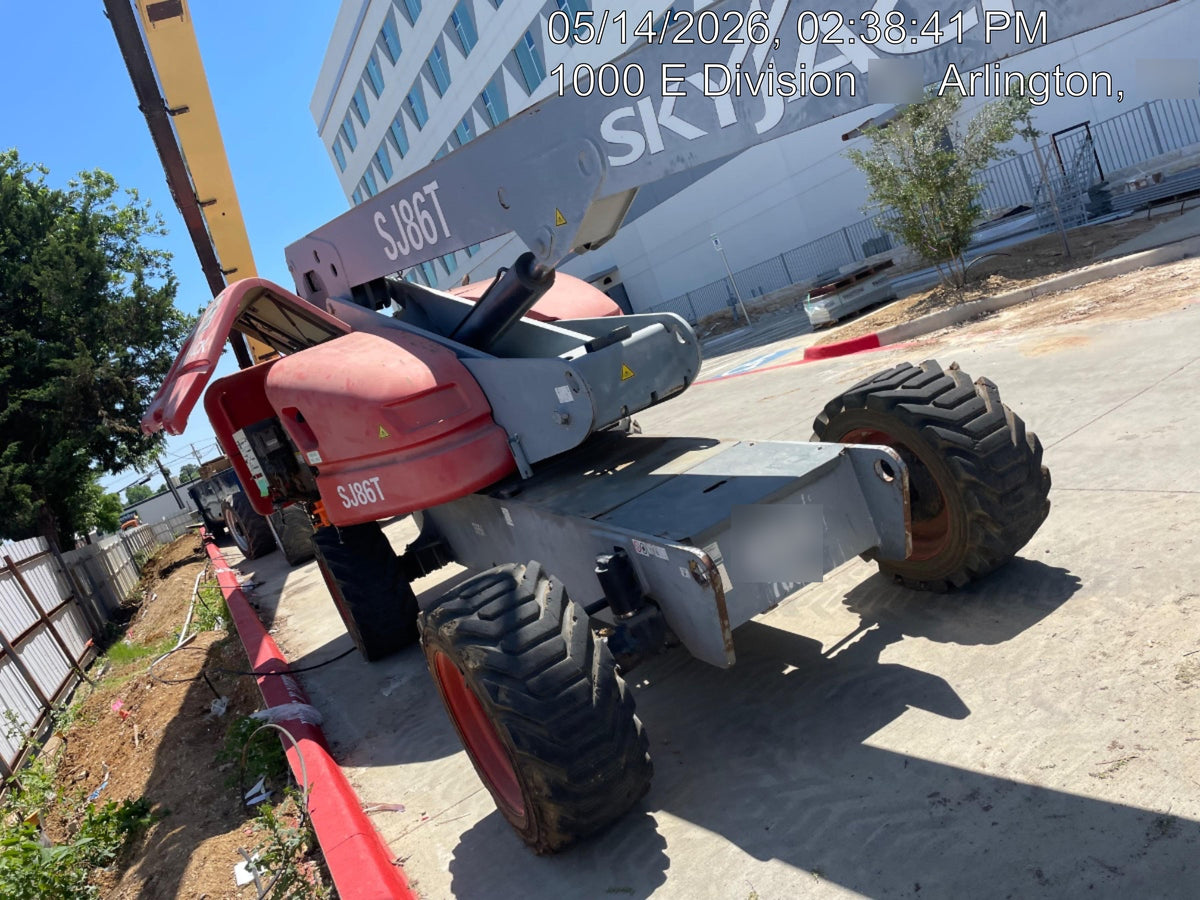 2018 Skyjack SJ86T Skyjack SJ86T w/Diesel Engine, Foam Filled Tires, Flashing Beacon, Glazier Kit