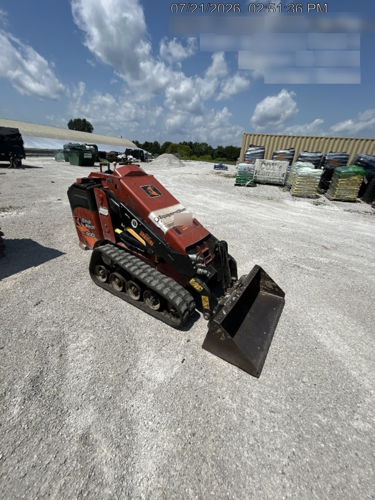 2020 DITCH WITCH SK800A