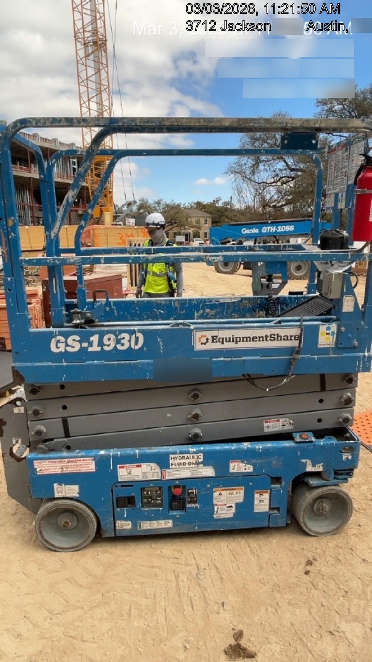 2019 Genie GS-1930 Fixed Rails with Chain Entry
