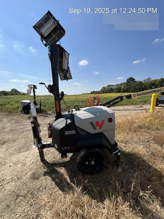 2024 Wacker Neuson LTT4 Diesel, Kohler KDW702, Deep Sea Controller, Auto Start, LED 320W, Bypass Outlet, T3