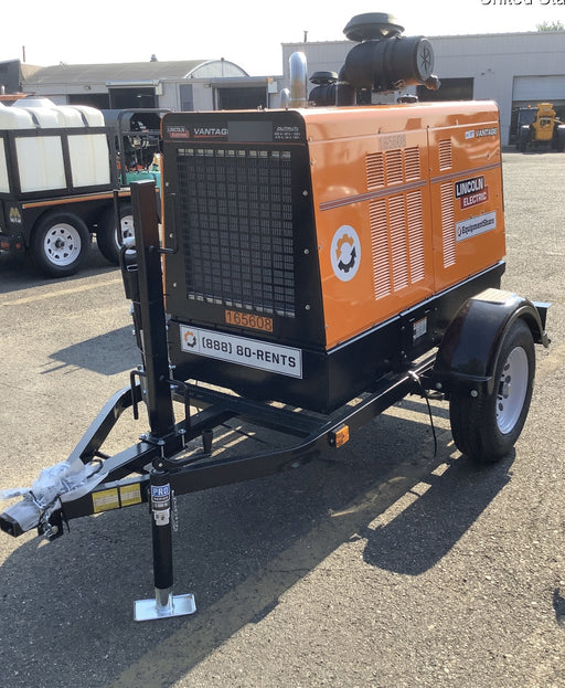 2021 Lincoln Electric Vantage 549X Ready Pak 3, ORANGE (includes trailer, cable rack, fender light kit)