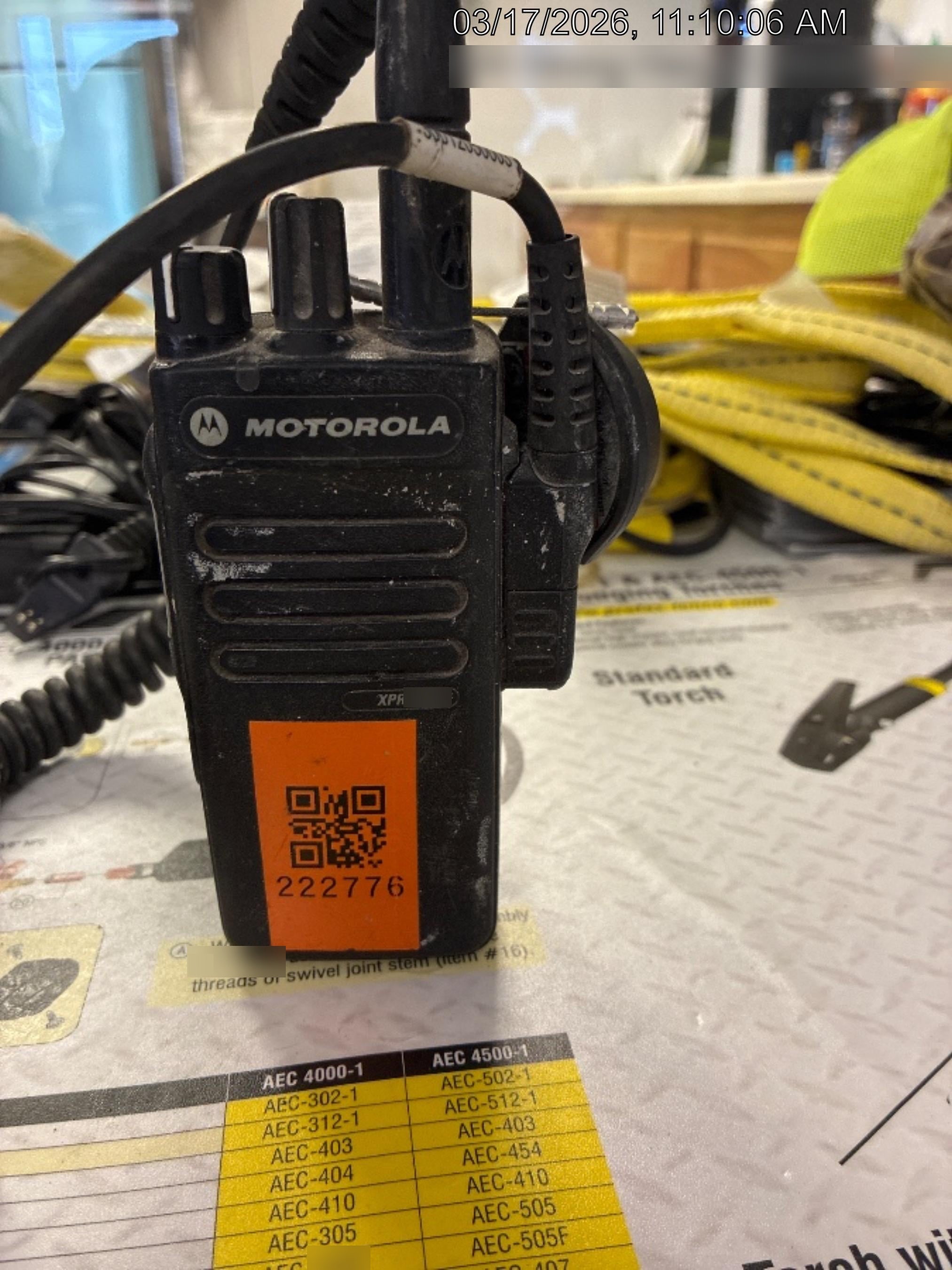 2022 MOTOROLA XPR3300E