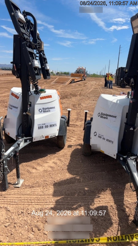 2024 Generac MLT2 Diesel, Flex Switch 120V Input, Powerzone Controller, 
(4) 320W LED Lights, 4kW Generator, 39.9 Gal Fuel Tank, 2" Ball, T3