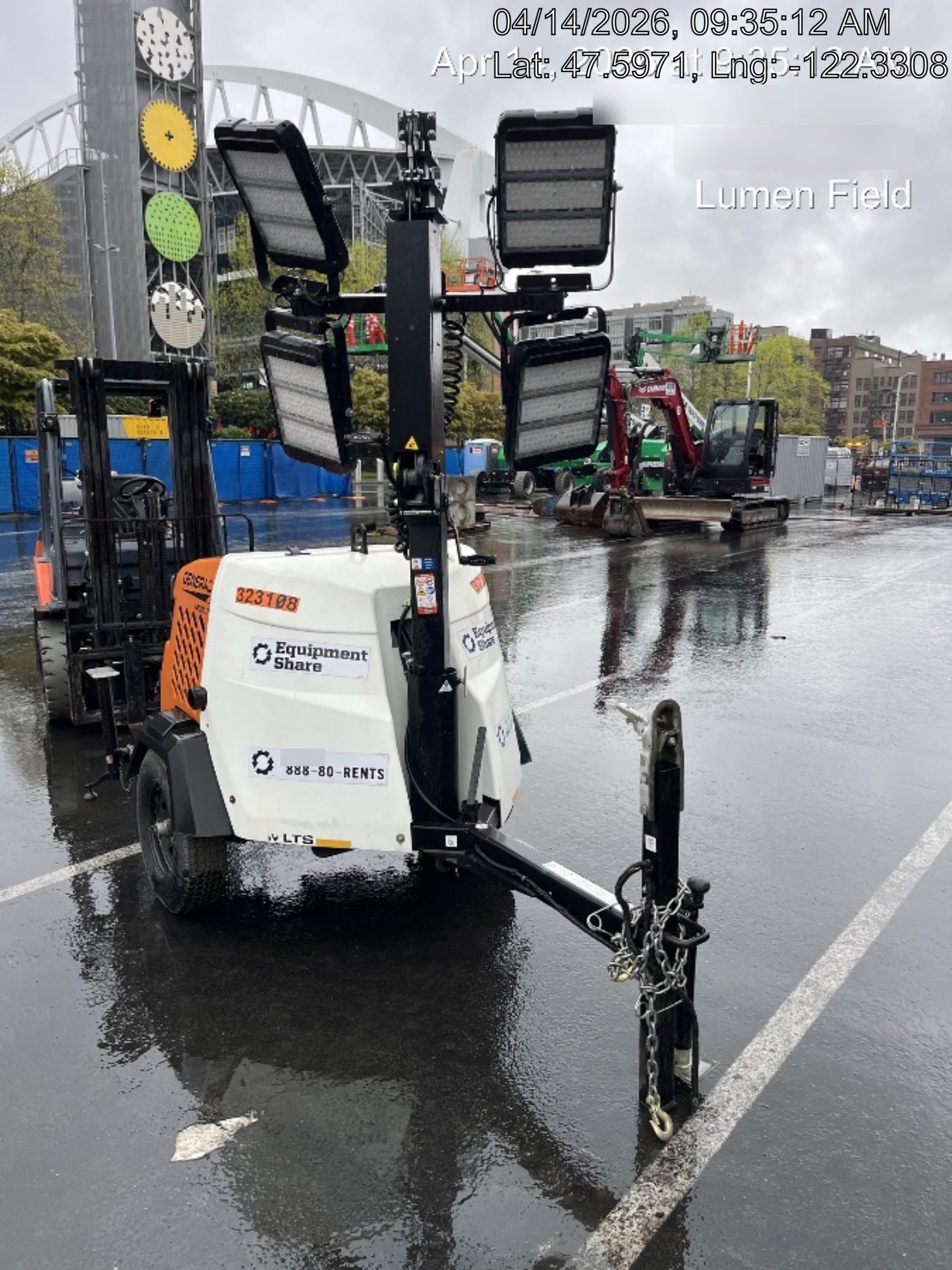 2023 Generac MLT2 Diesel, Flex Switch 120V Input, Powerzone Controller, (4) 320W LED Lights, 4kW Generator, 39.9 Gal Fuel Tank, 2" Ball, T3