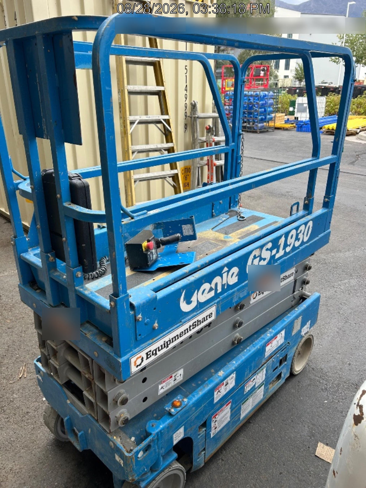 2018 Genie GS-1930 Genie GS-1930 w/Fixed Rail, Chain Entry