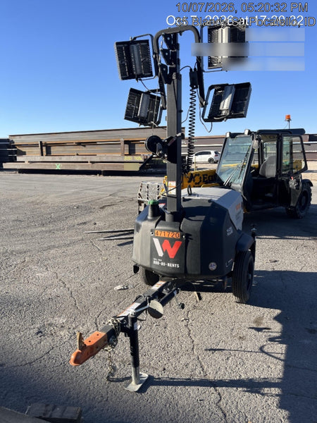 2024 Wacker Neuson LTT4 Diesel, Kohler KDW702, Deep Sea Controller, Auto Start, LED 320W, Bypass Outlet, T3
