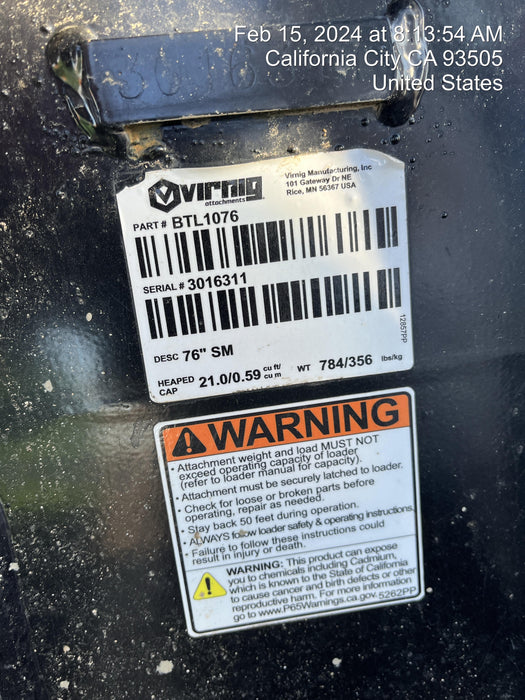 2024 ARROW MATERIAL HANDLING FS5100CB - 72"