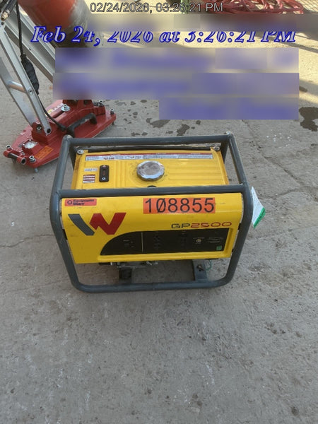 2020 WACKER NEUSON GP2500A