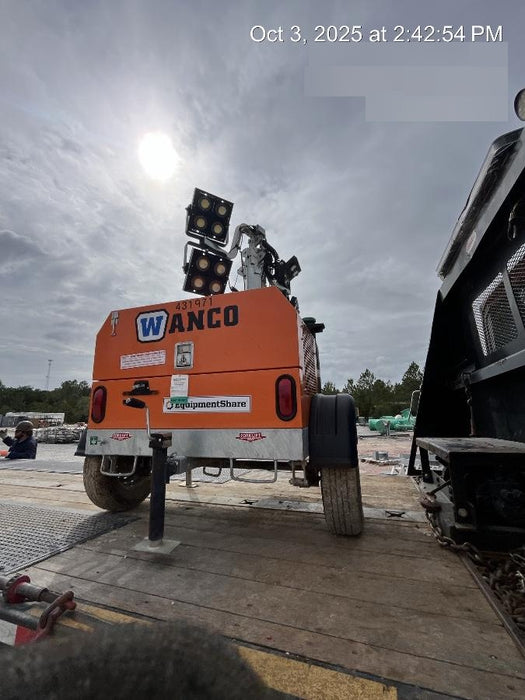 2024 Wanco WLTT-4MM4K Diesel, Deep Sea Controller, Shore Power Plug, Auto Start, (4) 350W LED Floodlights, 4kW Generator, 60 Gal Fuel Tank, 2" Ball, T3