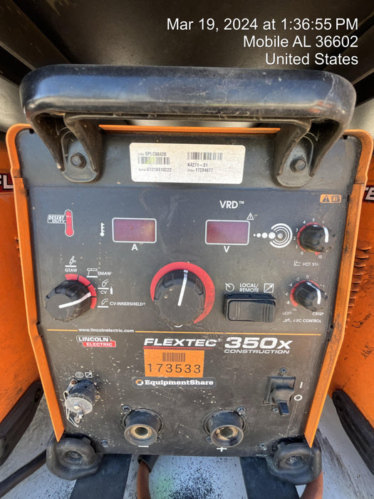 2021 LINCOLN ELECTRIC FLEXTEC 350X